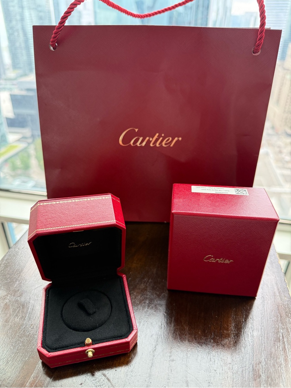 Cartier trinity ring box